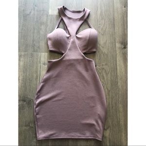 Purple Bodycon Dress